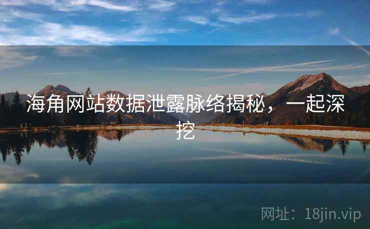 海角网站数据泄露脉络揭秘，一起深挖